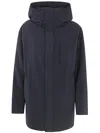 Aspesi Parka Liam Coat In Black Polyester In Black