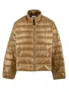 Aspesi Coats Beige In Gold