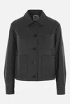 Aspesi Button-fastening Patch-pocket Jacket In Black