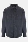 Aspesi Collared Neck Flap Pockets Long Sleeves Jacket In Blue
