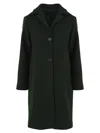 Aspesi Coats Green In Black