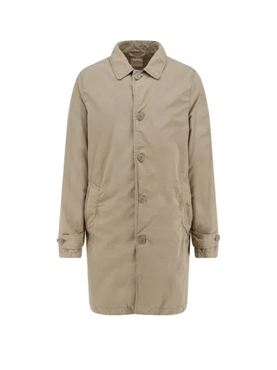 Aspesi Coats Light And Natural In Brown