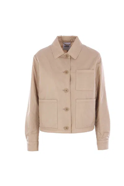 Aspesi Coats In Neutral
