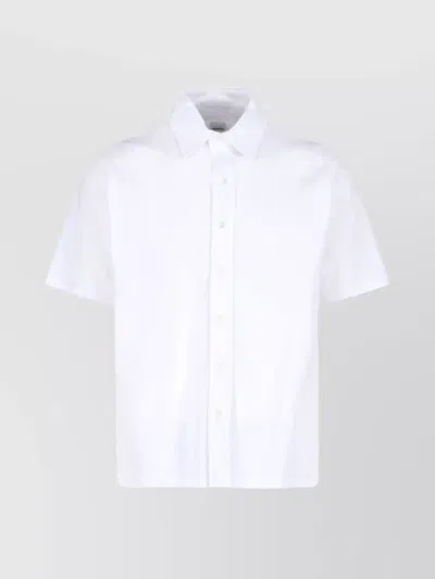 Aspesi Collared Shirt Button-down Short Sleeves In White
