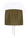 Aspesi T-shirt In Colour-block-optik In Weiss
