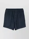 Aspesi Comfortable Shorts With Pockets And Elastic In Blue