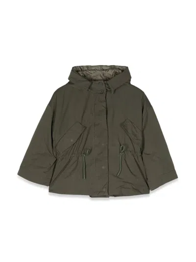 Aspesi Comfortemp Mini Parka Jacket For Girls In Green