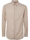 Aspesi Comma Shirt Long Sleeves In Brown