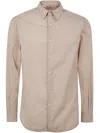Aspesi Comma Shirt Long Sleeves In Brown