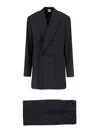 Aspesi Double-breasted Suit - Black In Black