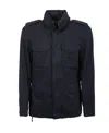 Aspesi Lightweight Nylon Jacket With Functional Design In Black