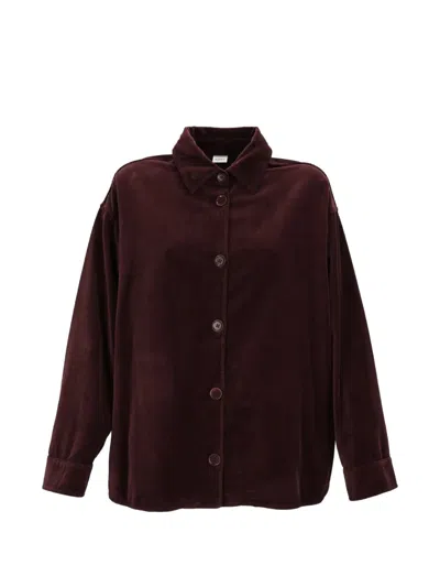 Aspesi Snap-button Long-sleeve Casual Jacket In Black
