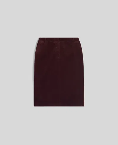 Aspesi Corduroy Skirt In Brown
