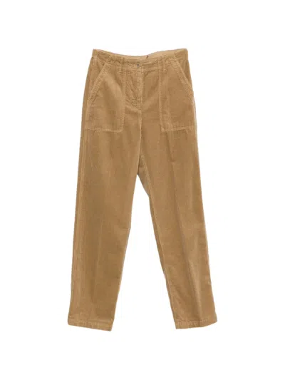Aspesi Corduroy Trousers In Brown