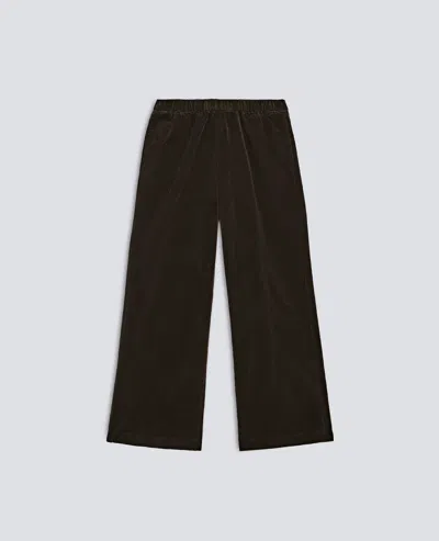 Aspesi Corduroy Trousers With Elastic - Brown
