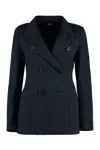 Shop Aspesi Cotton And Linen Blazer