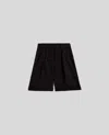 Aspesi Cotton And Linen Gabardine Bermuda Shorts