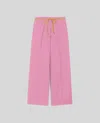Aspesi Cotton And Linen High-waisted Trousers