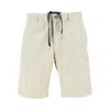 Aspesi Drawstring Bermuda Shorts In Neutral