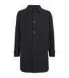 Aspesi Cotton-blend Down Overcoat In Multi