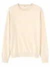 Aspesi Crew Neck Knitted Sweater In Neutral