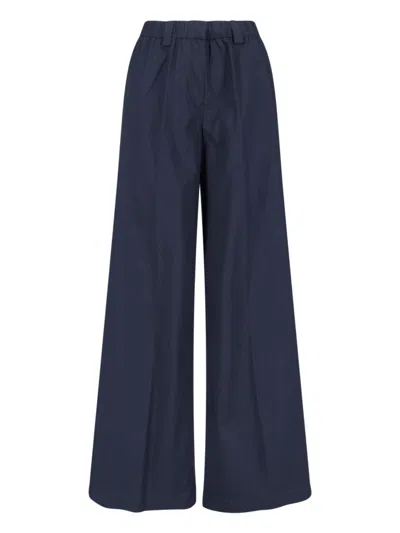 Aspesi Cotton Blend Pants In Metallic