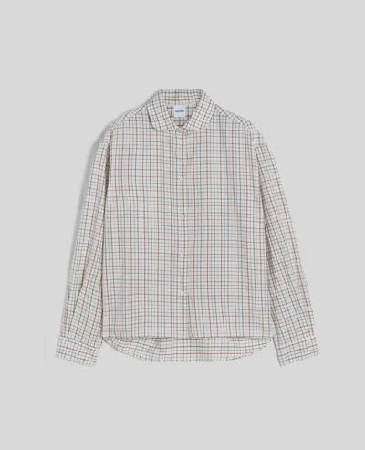 Aspesi Cotton-blend Viyella Shirt In Brown