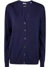 Aspesi Classic Cardigan In 蓝色