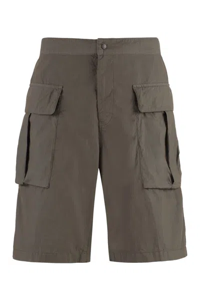 ASPESI ASPESI COTTON CARGO BERMUDA SHORTS