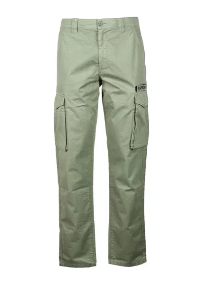 Aspesi Cotton Cargo Pants - Sage Green