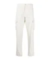 Aspesi Utility Trousers Featuring Multiple Pockets In White