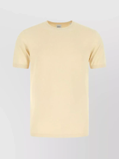 Aspesi Cotton Crew Neck T-shirt In Pastel