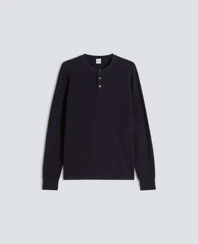 Aspesi Cotton Crewneck Sweater In Black