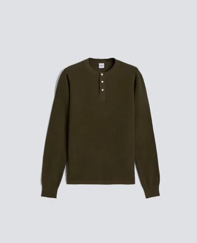Aspesi Cotton Crewneck Sweater In Brown