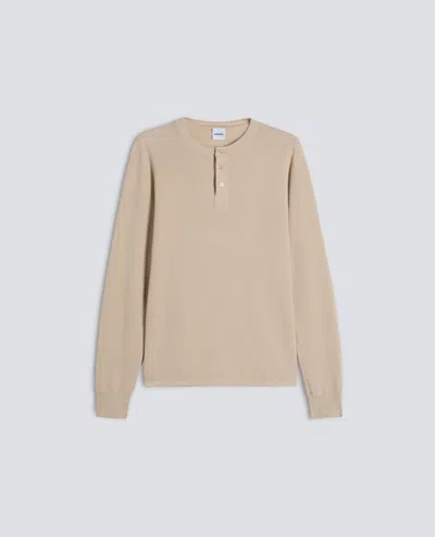Aspesi Cotton Crewneck Sweater In Brown