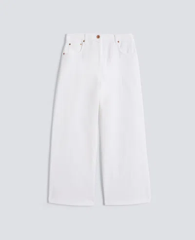 Aspesi Cotton Denim Trousers In White