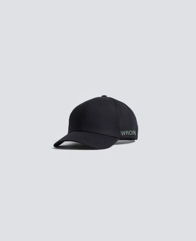 Aspesi Cotton Gabardine Hat With -wrong- Lettering In Black
