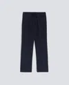 Aspesi Cotton Gabardine Trousers In Blue