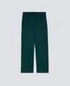 Aspesi Cotton Gabardine Trousers In Green
