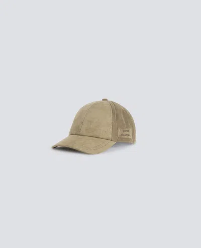 Aspesi Cotton Hat With Visor In Brown