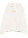 Aspesi Cotton Hoodie In White