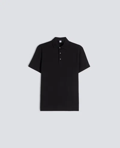 Aspesi Man Polo Shirt Black Size Xl Cotton