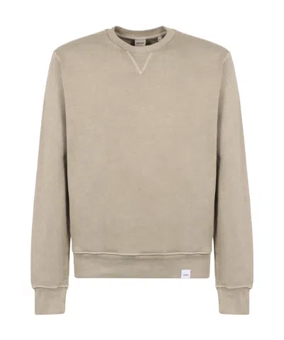 Aspesi Cotton Jersey Sweatshirt In Light Beige