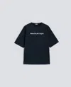 Aspesi Cotton Jersey T-shirt In Blue