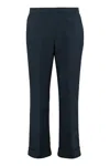 Aspesi Lightweight Cotton Trousers In Blue