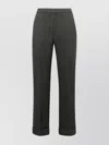 Aspesi Cotton-linen Trousers With Back Welt Pocket