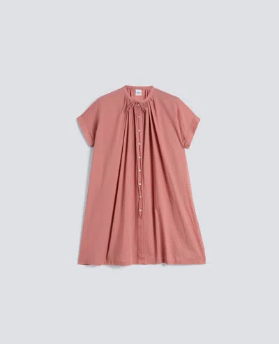 Aspesi Cotton Muslin Dress In Pink
