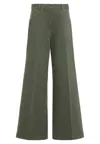 Aspesi High-waisted Casual Pants In Green