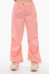 Aspesi Drawstring-waist Cotton Trousers In Pink