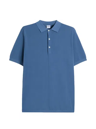 Aspesi Short Sleeve Polo Shirt In Blue